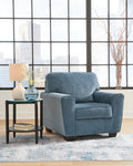 Signature Design by Ashley Cashton Accent Chair Blue