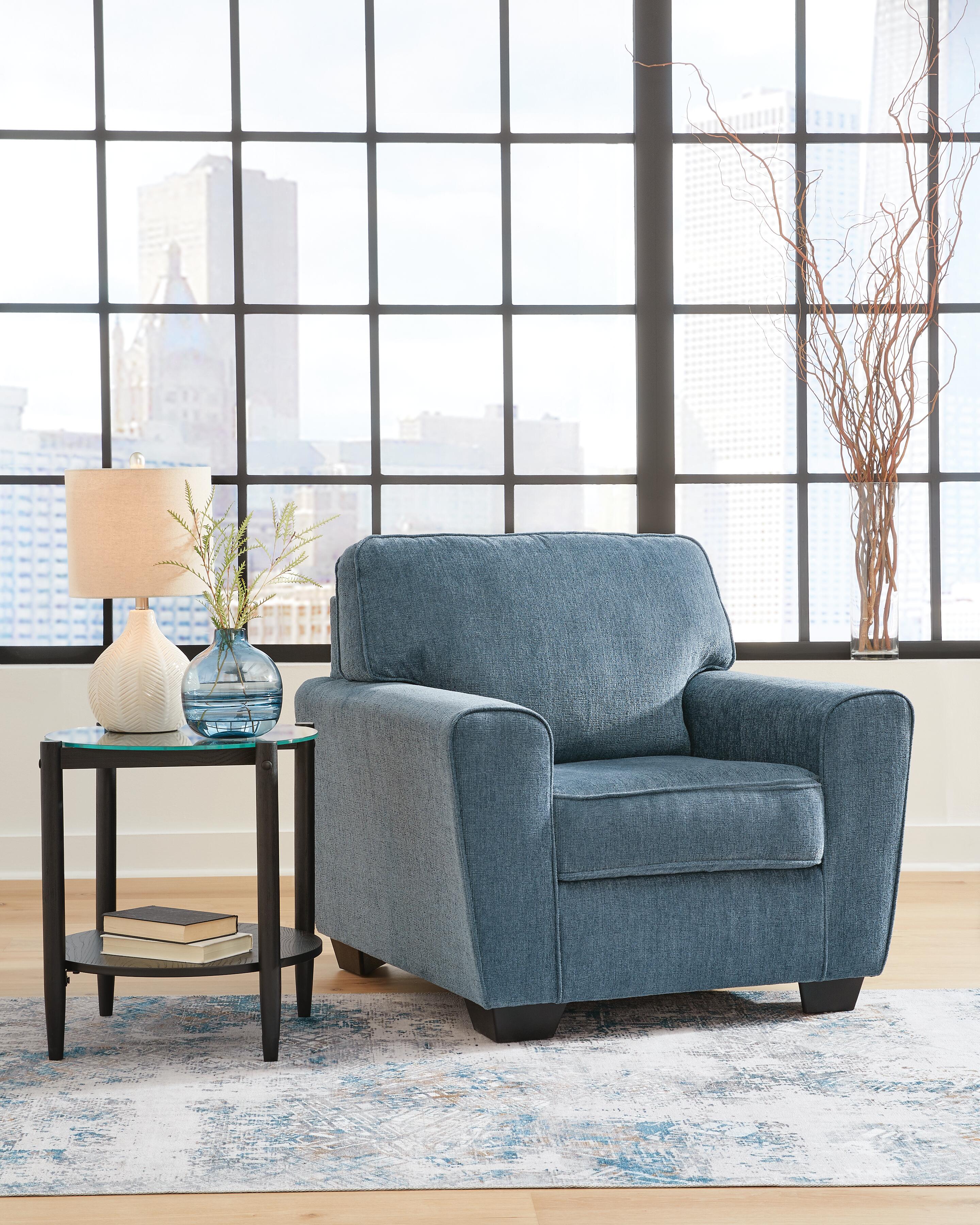 Signature Design by Ashley Cashton Accent Chair Blue